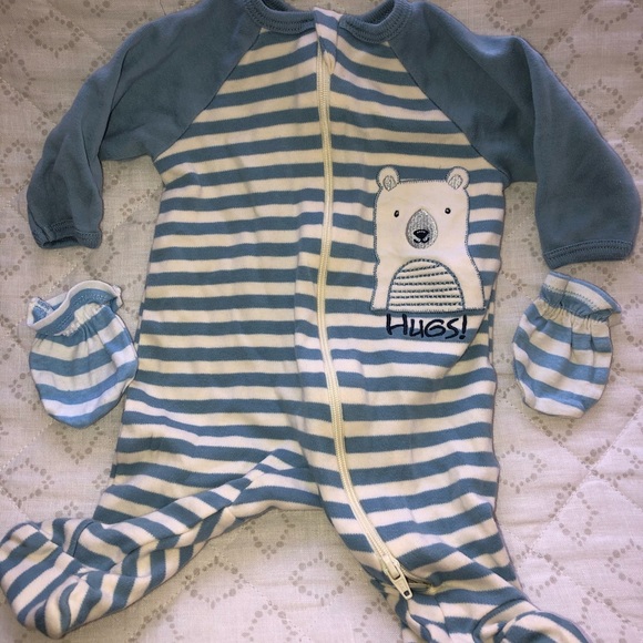 Reversed Zipper Footed Pajamas